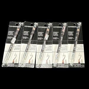 Lot of 5 CoverGirl Perfect Blend Pencil Black Brown 110